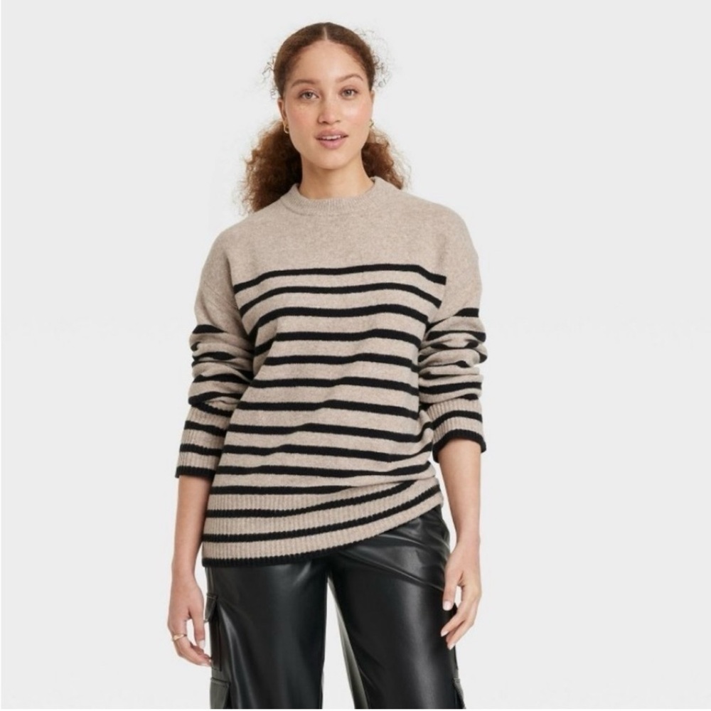 A New Day Women’s Crewneck Tunic Pullover Sweater Size XL